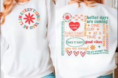 Mental Health Positivity, Quotes PNG,SVG Product Image 1