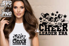 4x In My Cheer Leader Era Cheer Pom Pom SVG Cut Files Shirts Product Image 2