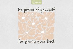 Boho Floral Quotes Sublimation Product Image 1