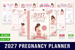 2027 Pregnancy Planner | Printable Pregnancy Journal Product Image 1