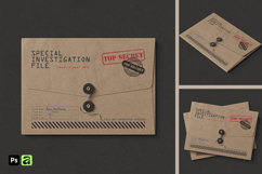 Kraft String-Tie Folder Mockup Product Image 1