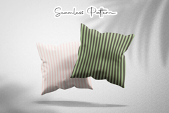 Muted Retro Stripe Seamless Pattern Product Image 2