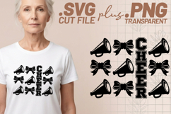4x Cheer Life Cheer Mom Cheer Cheer SVG Cut Files Shirt Product Image 2