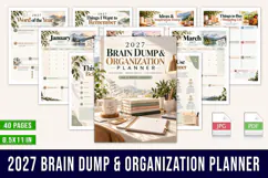 2027 Brain Dump & Organization Planner Product Image 1