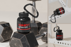 Protein Keychain Container Mockup Product Image 1
