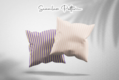 Lavender Peach Stripe Seamless Art Product Image 2
