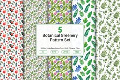 Botanical Greenery Pattern Set Product Image 1