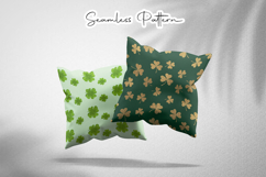 Elegant Gold Clover Seamless Pack - Leprechaun &amp; Clovers Product Image 2