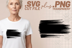 4x Brush Stroke SVG Distressed PNG EPS Cut Files Cricut Art Product Image 2