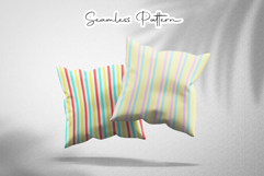 Pastel Seamless Striped Pattern Pack Product Image 2