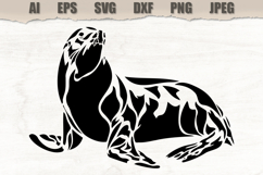 Stencil Sea Lion Product Image 1