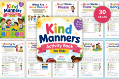 Kind Manners Activity Book for Kids Product Image 1