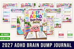 2027 ADHD Brain Dump Journal Product Image 1