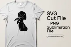 4x Breast Cancer Awareness Woman Ribbon Floral SVG Cut Files Product Image 2