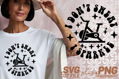 4x Fitness Dont Sweat It I Sparkle One Better SVG Cut Files Product Image 2