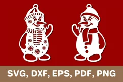 Snowman svg, snowman dxf, snowman png, Cricut, Silhouette Product Image 1
