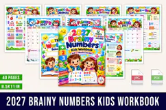 2027 Brainy Numbers Kids Workbook Product Image 1