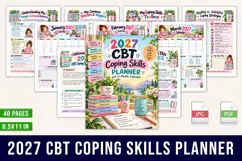 2027 CBT Coping Skills Planner Product Image 1