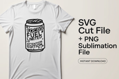 4x Sarcastic Overthinking Energy Drink SVG Cut Files Shirt Product Image 2