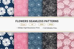 Flowers Seamless Patterns Product Image 1