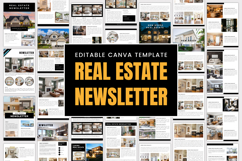 Minimalist Real Estate Newsletter Template Product Image 1