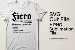 4x Fiera Cabrona Linda Chula Definition SVG Cut Files Shirt Product Image 2