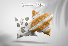 Easter Bunny Carrot Seamless Pattern Product Image 2
