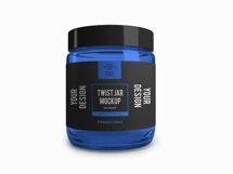 Medium Twist Jar Packaging 3D Mockup Template Bundle Product Image 2