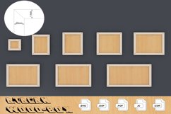 Photo frame bundle - Glowforge Laser cut Digital Download 39 Product Image 4