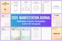 2025 Manifestation Journal Canva Product Image 1