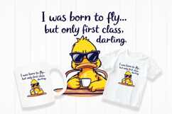 Funny duck quote sublimation design Product Image 1
