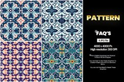 Pattern Square Coaster - 04 Variations Product Image 1