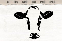 Stencil Cow Face Product Image 1