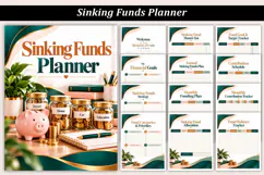 Sinking Funds Planner | Printable Budgeting & Savings Product Image 1