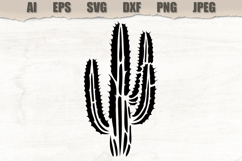 Stencil Desert Cactus Product Image 1