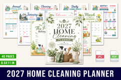 2027 Home Cleaning Planner Product Image 1