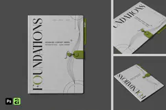 Tab Folder with String Tie Mockup Product Image 1
