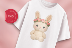 Easter Bunny Crochet PNG Clipart Product Image 1