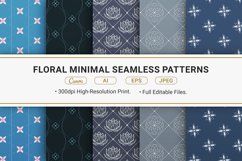 Floral Minimal Seamless Patterns Product Image 1
