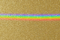 Rainbow stripe on a glittery gold background with sparkling Product Image 1