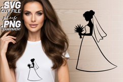 4x Wedding SVG Bride Just Married Cut Files Cricut PNG Product Image 2