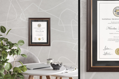 A4 Certificate Wall Frame Mockup Product Image 1