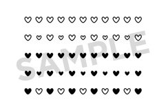 Simple Doodle Heart Clip Art Set Product Image 10