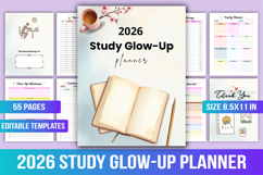 2026 Study Glow-Up Planner Product Image 1