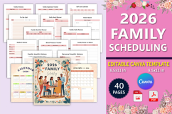 2026 Family Scheduling Planner Product Image 1