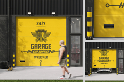 Garage Door Branding Mockup Product Image 1