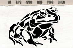 Stencil Frog Amphibian Product Image 1