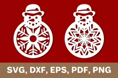 Snowman svg, snowman dxf, snowman png, Cricut, Silhouette Product Image 1