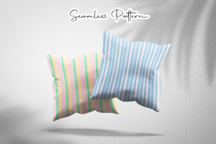 Seasonal Pastel Stripe Seamless Digital Paper Bundle Product Image 2