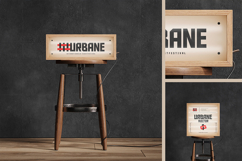 Advertising Wooden Light Box Mockup Product Image 1